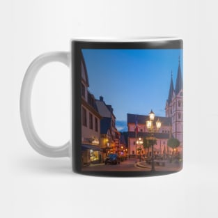 Old town, dusk, Boppard, Middle Rhine, Rhine, evening Mug